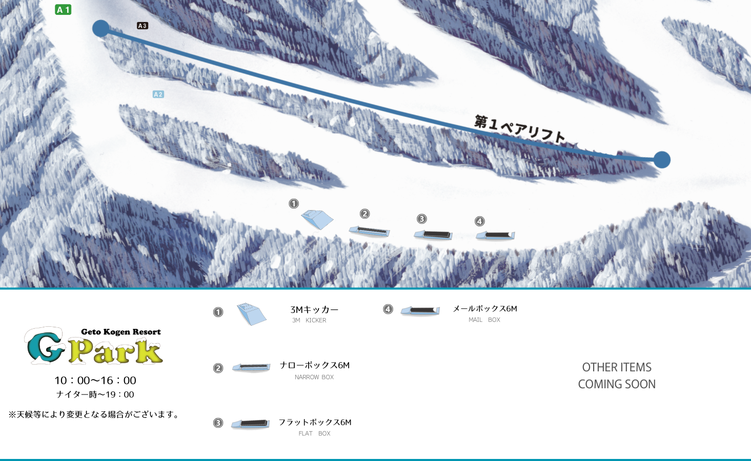 Current G-park layout